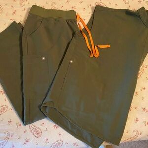 Figs Forest Green Scrub Set XXL/3XTall